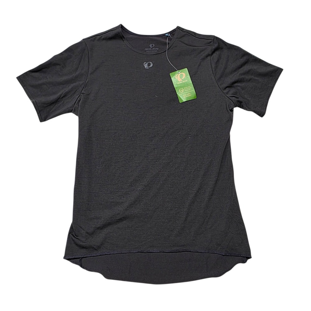 Pearl Izumi Merino Base Phantom Men Large Gray Merino Wool Blend Performance Tee